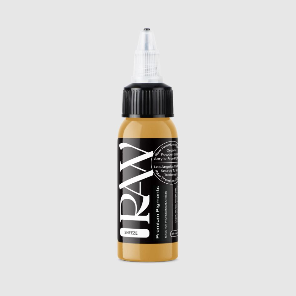 Raw Pigments Sneeze 1 oz 30 ml Sarı Dövme Boyası