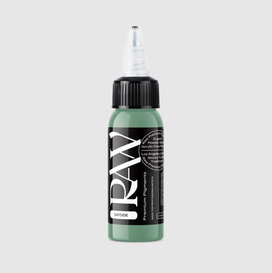 Raw Pigments Bayside 1 oz 30 ml Yeşil Dövme Boyası