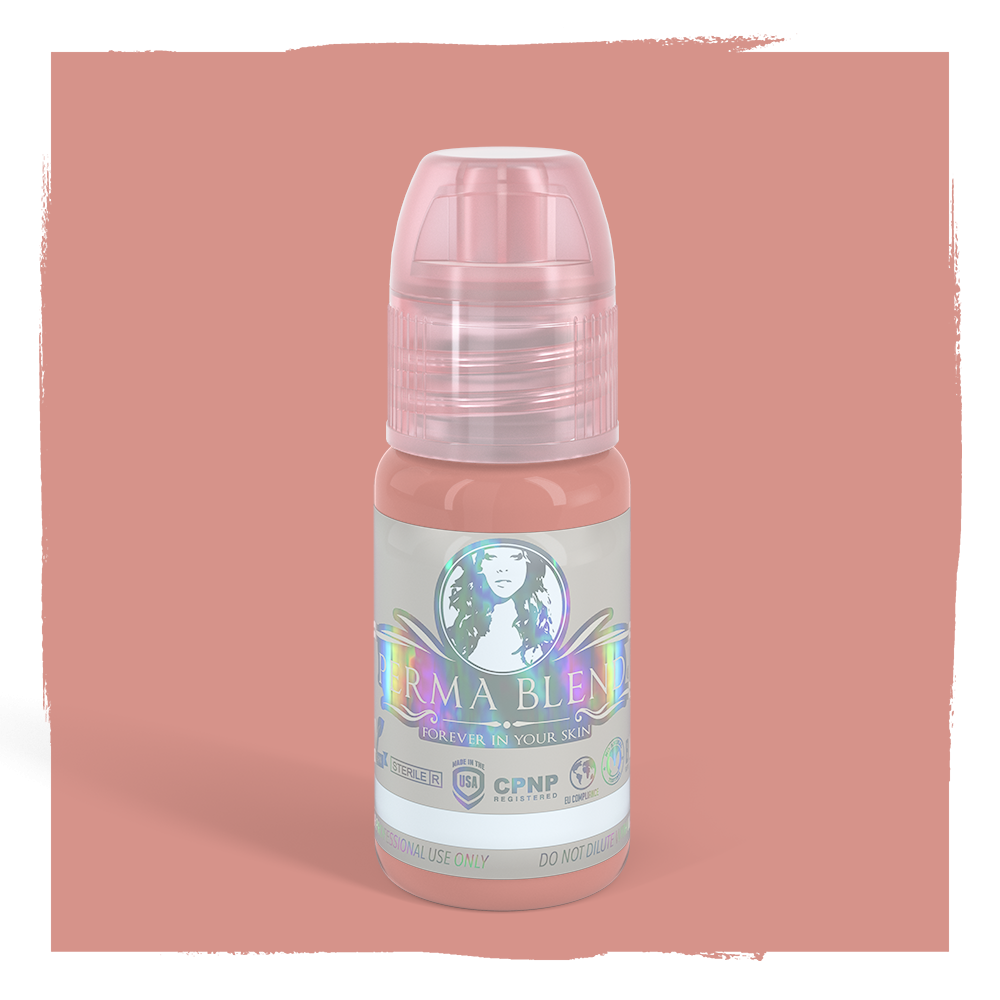 Perma Blend Tender Caramel 15ml 1/2 oz Açık Pembe Dudak Kalıcı Makyaj Boyası Permablend