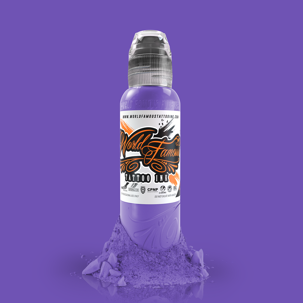 World Famous Tattoo Ink Galaxy Purple 1 oz 30 ml Mor Dövme Boyası