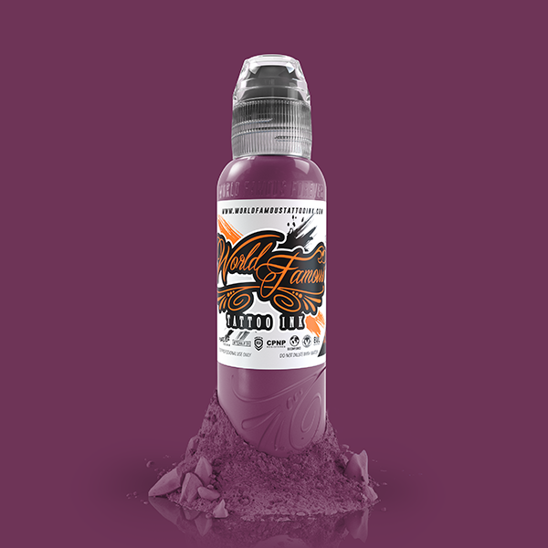World Famous Tattoo Ink 1/2 oz Blackberry 15 ml of tattoo inks Mor