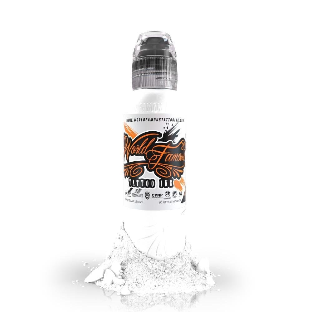 World Famous Ink China White 1 oz 30 ml Beyaz Dövme Boyası