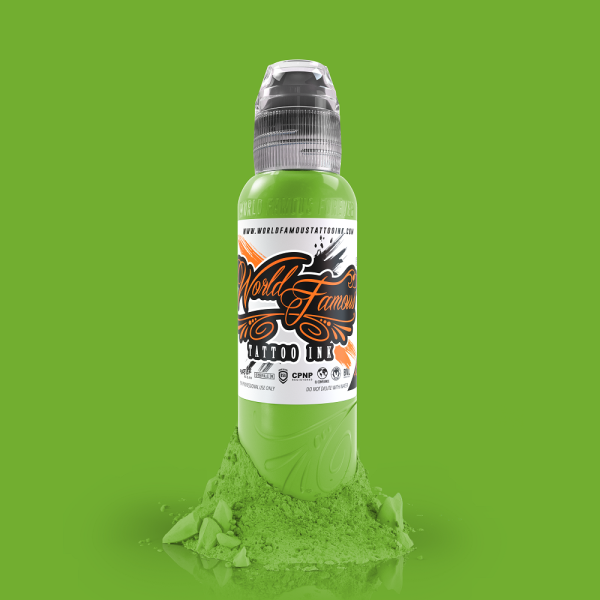 World Famous Tattoo Ink Green Day 1 oz 30 ml Yeşil Dövme Boyası