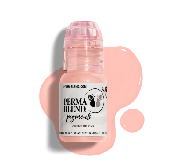 Perma Blend Creme de Pink 1.2 oz 15 ml Make-Up Paint Permablend