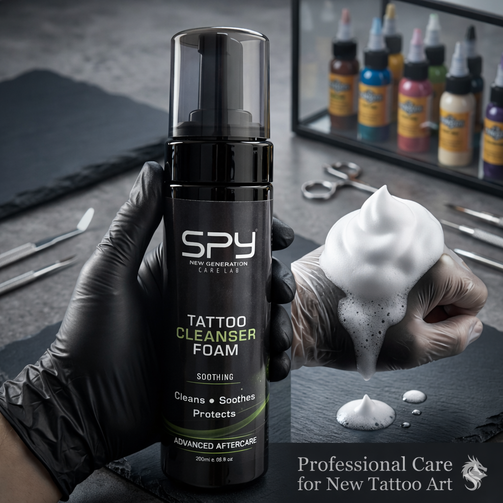 Dragon Tattoo Cleansing Foam 250 ml Dövme Temizleme Köpüğü - Green Soap - Yeşil Köpük