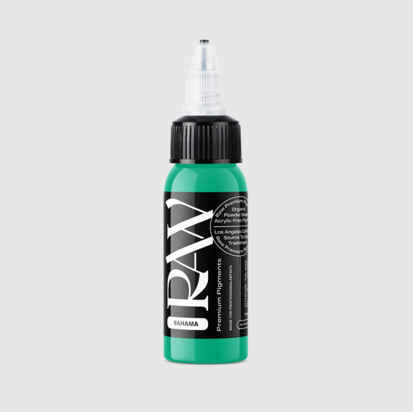 Raw Pigments Bahama 1 oz 30 ml Açık Mavi Dövme Boyası