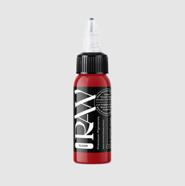 Raw Pigments Blood 1 oz 30 ml Koyu Kırmızı Dövme Boyası