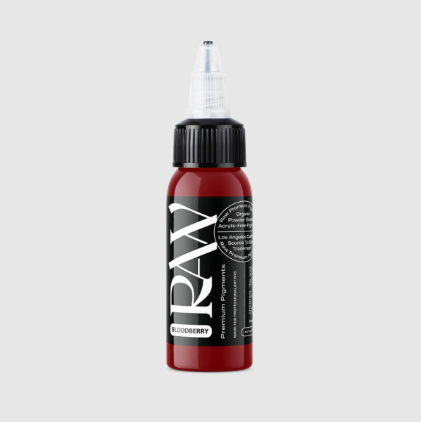 Raw Pigments Bloodberry 1 oz 30 ml Koyu Kırmızı Dövme Boyası