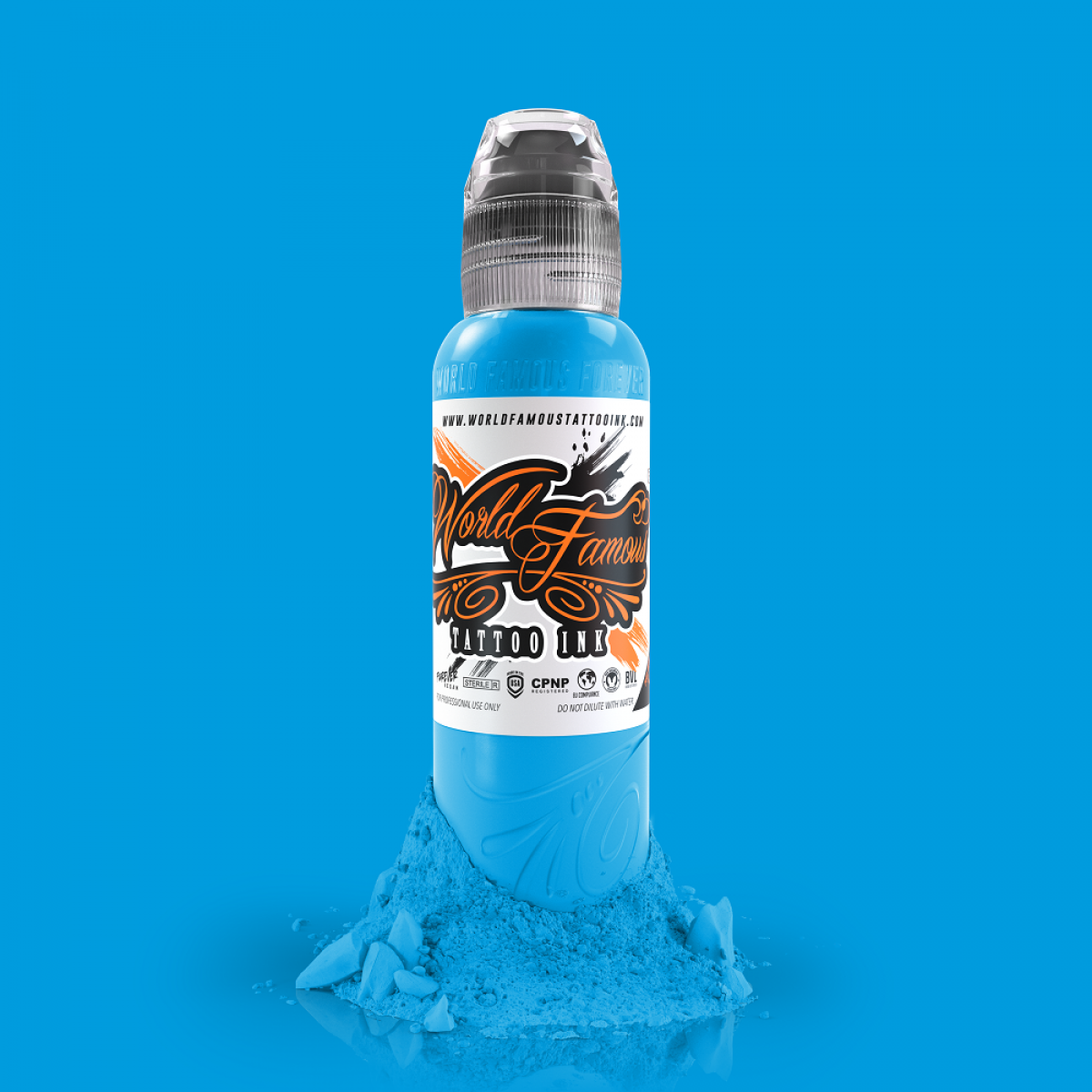 World Famous Ink Einstein Blue 1/2 oz 15 ml Mavi Dövme Boyası