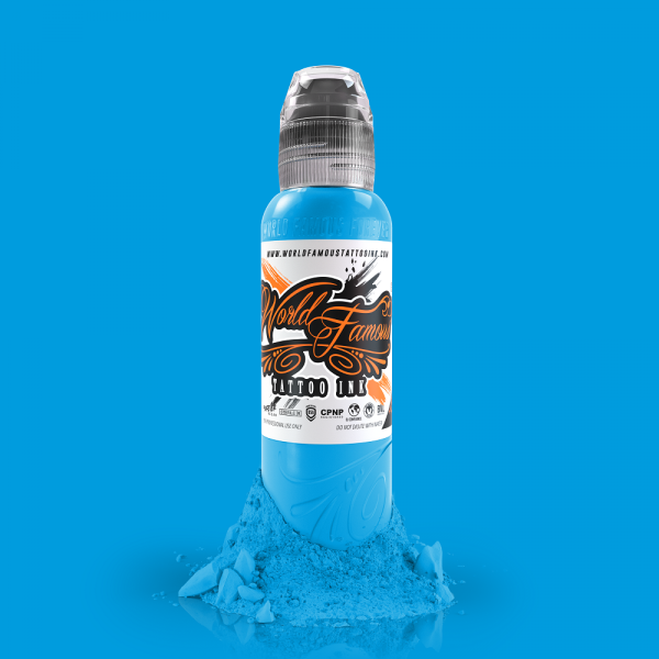 World Famous Ink Einstein Blue 1/2 oz 15 ml Mavi Dövme Boyası
