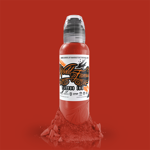 World Famous Red Hot Chili Pepper 1/2 oz 15 ml Acı Biber Rengi Dövme Boyası