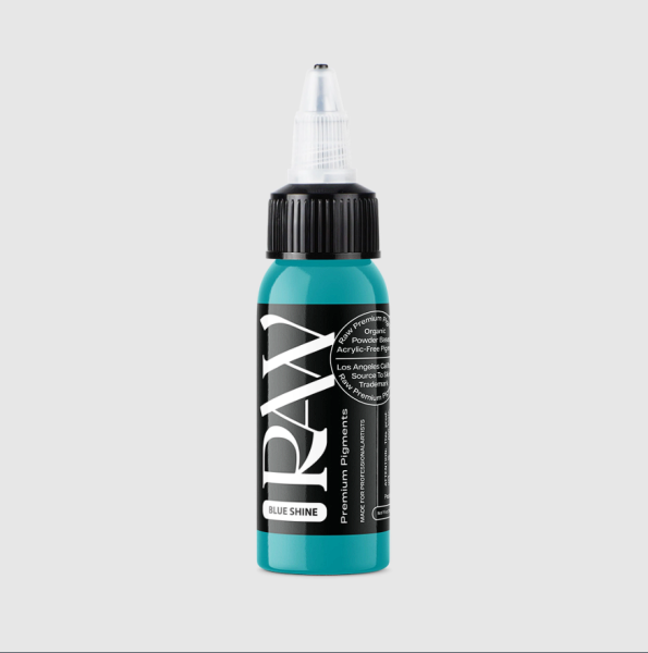 Raw Pigments Blue Shine 1 oz 30 ml Açık Mavi Dövme Boyası