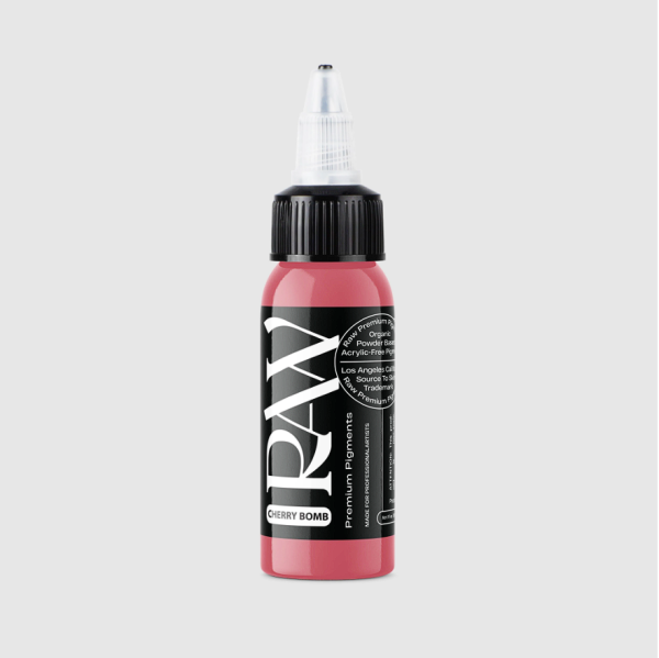 Raw Pigments Cherry Bomb 1 oz 30 ml Pembe Dövme Boyası
