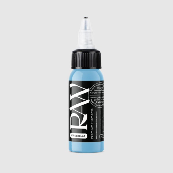Raw Pigments Cinderella 1 oz 30 ml Açık Mavi Dövme Boyası