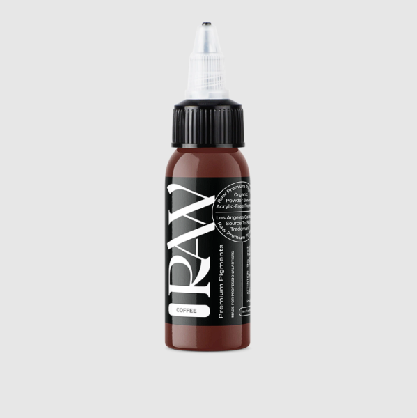 Raw Pigments Coffee 1 oz 30 ml Kahverengi Dövme Boyası