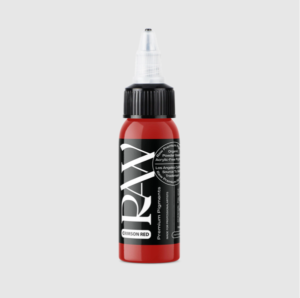 Raw Pigments Crimson Red 1 oz 30 ml Kırmızı Dövme Boyası