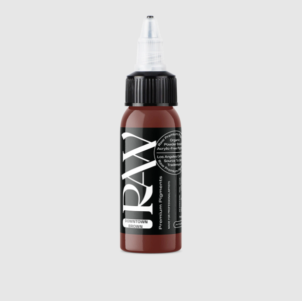 Raw Pigments Downtown Brown 1 oz 30 ml Açık Kahverengi Dövme Boyası