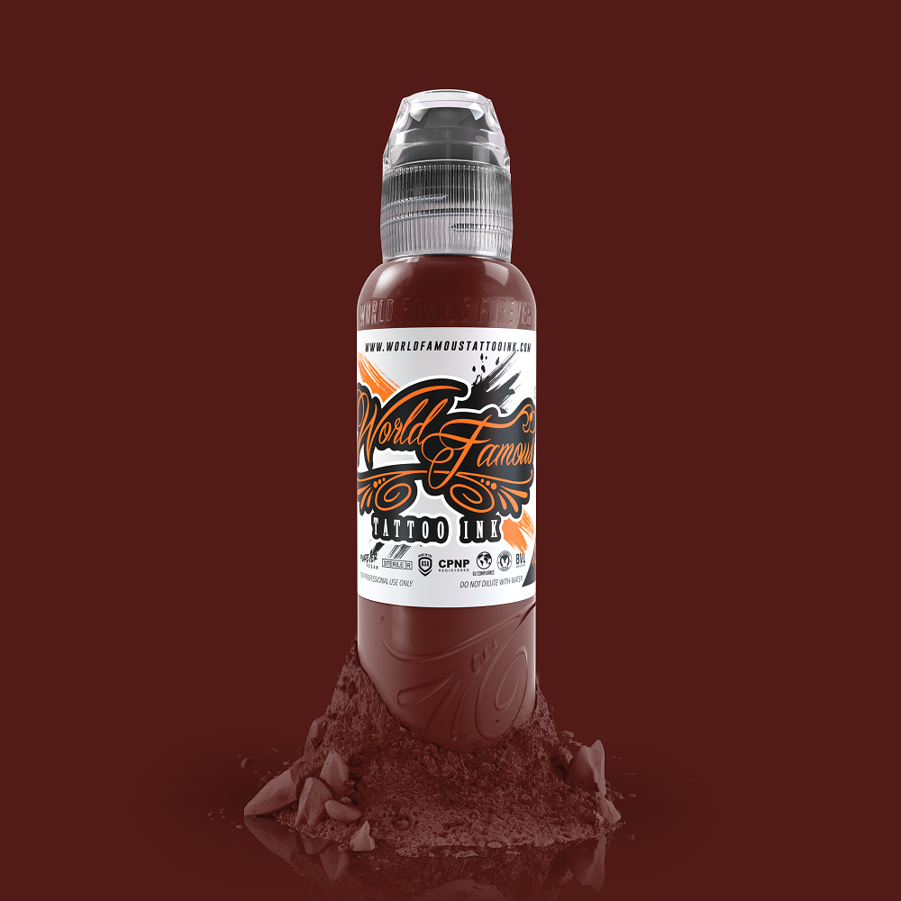 World Famous Ink Red Square 1 oz Koyu Kırmızı Dövme Boyası