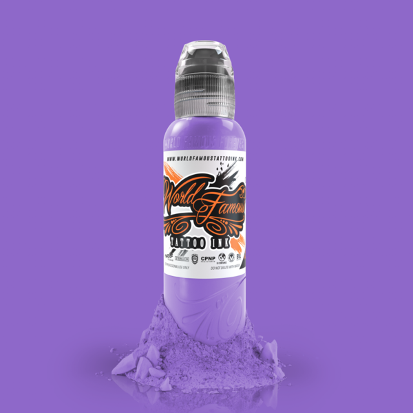 Ink World Famous Amethyst 1 oz 30 ml Light Purple Tattoo Paint