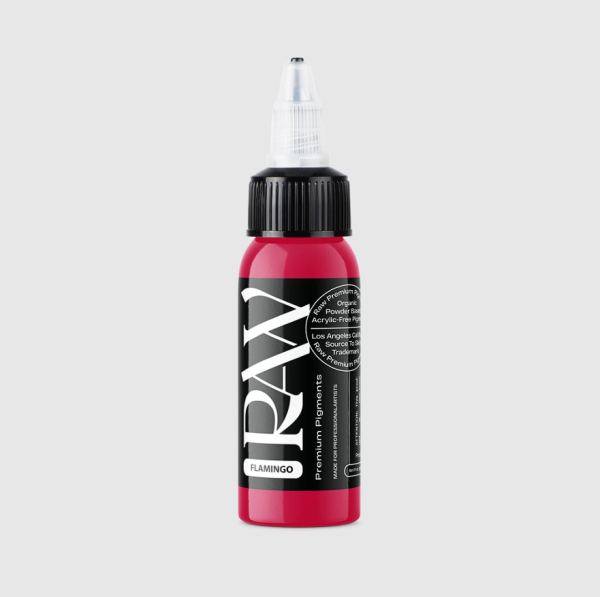 Raw Pigments Flamingo 1 oz 30 ml Pembe Dövme Boyası
