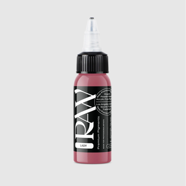 Raw Pigments Lady 1 oz 30 ml Açık Pembe Dövme Boyası