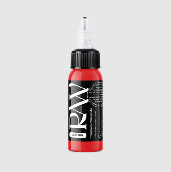 Raw Pigments Lady Bug 1 oz 30 ml Kırmızı Dövme Boyası