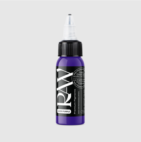 Raw Pigments Laker Purple 1 oz 30 ml Parlak Mor Dövme Boyası