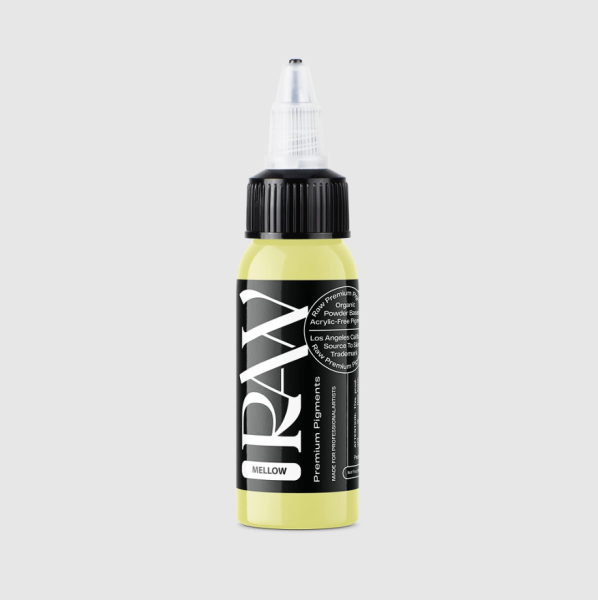 Raw Pigments Mellow 1 oz 30 ml Pastel Sarısı Dövme Boyası