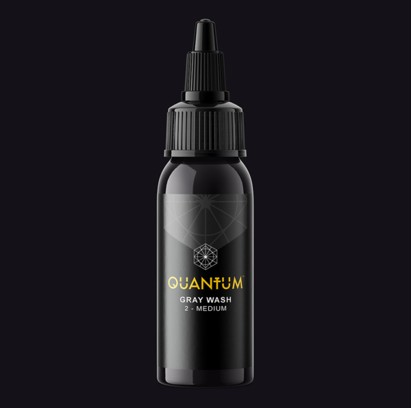 Quantum Gray Wash Medium Orta Ton Gölge Boyası 1 oz 30 ml Dövme Boyası