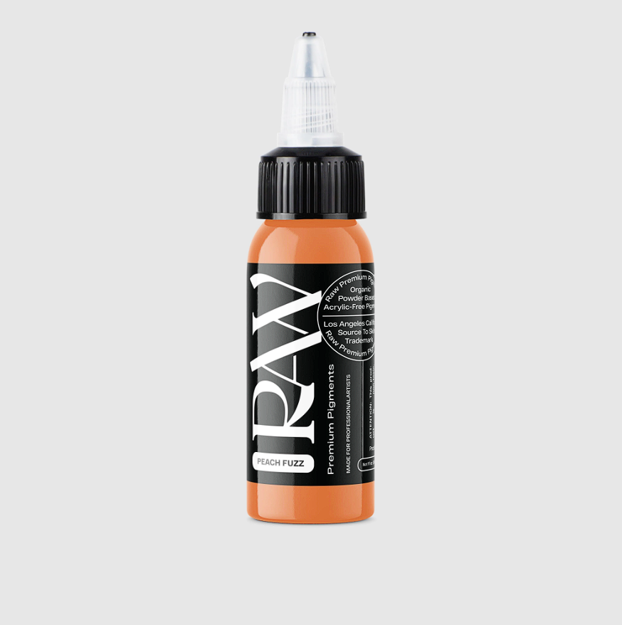 Raw Pigments Peach Fuzz 1 oz 30 ml Şeftali Rengi Dövme Boyası