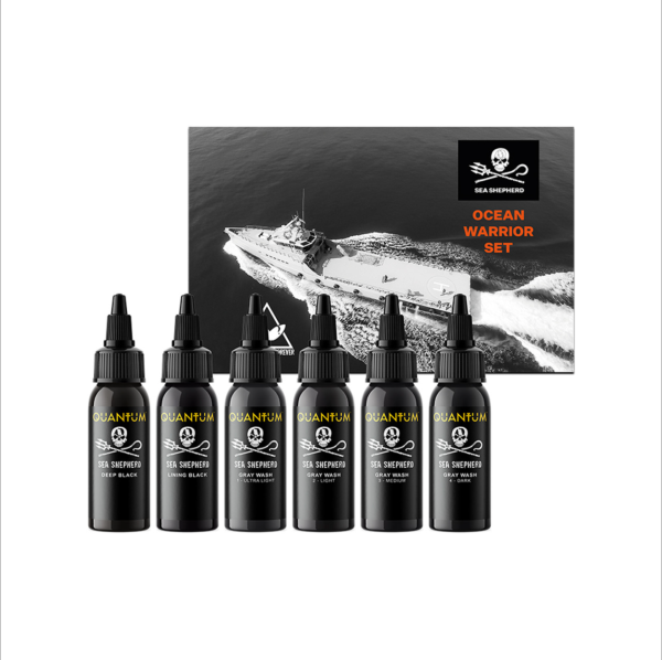 Quantum Sea Shepherd Gray Wash Set 1 oz 30 ml Gölge Dövme Boyası Seti