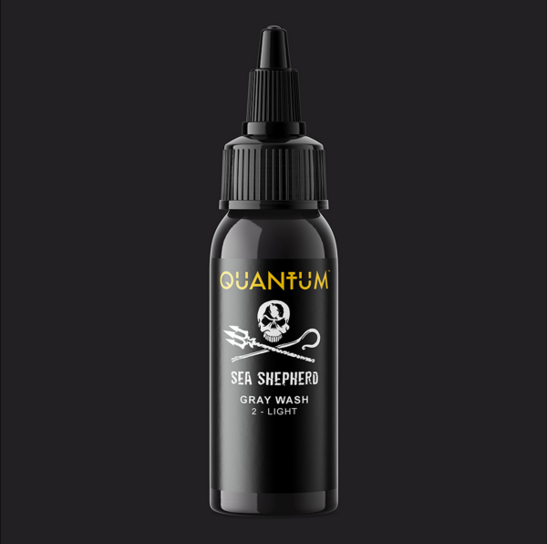 Quantum Sea Shepherd 2 Light Gray Wash Açık Ton Gölge Boyası 4 oz 120 ml Dövme Boyası