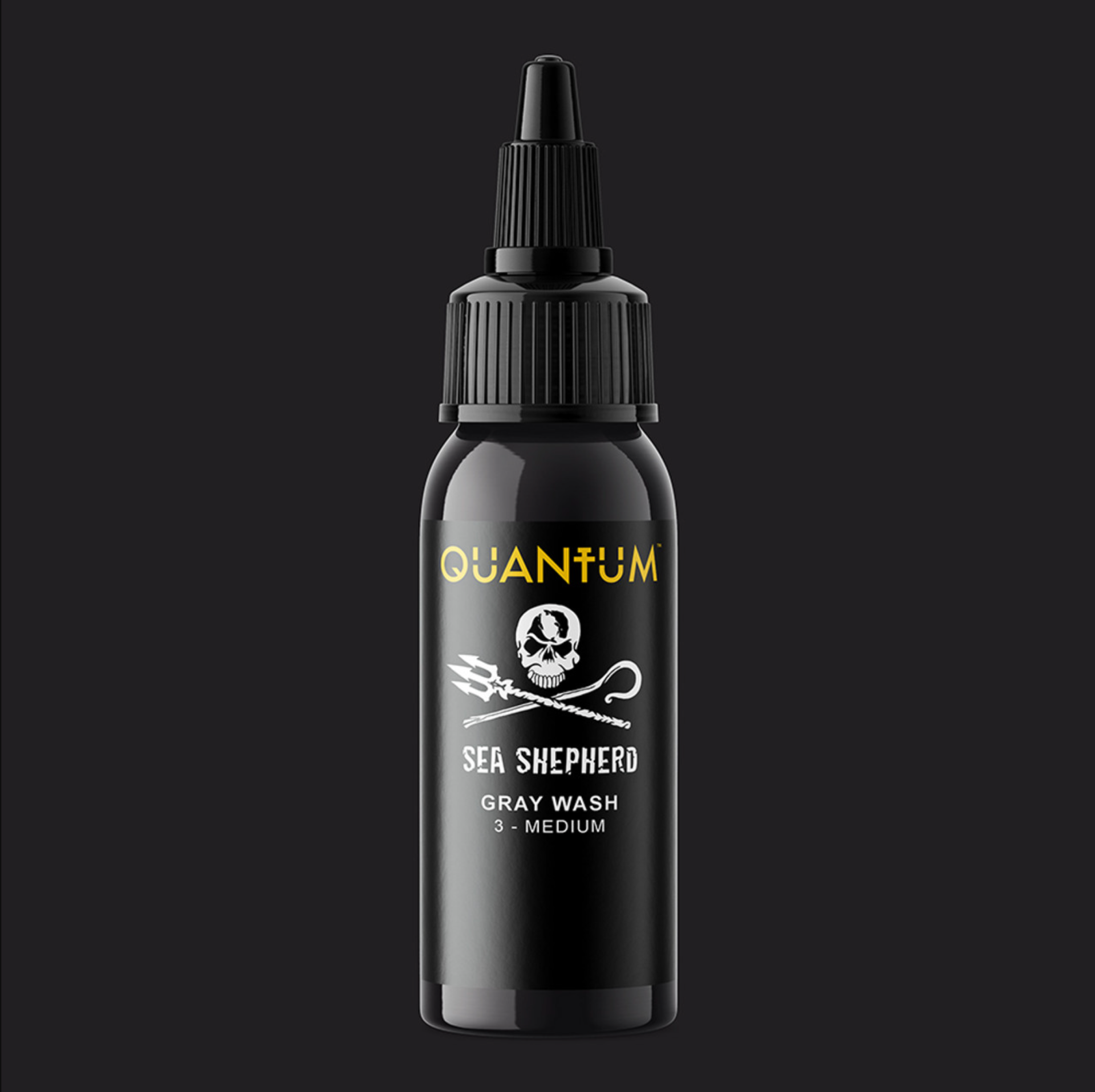 Quantum Sea Shepherd 3 Medium Gray Wash Orta Ton Gölge Boyası 4 oz 120 ml Dövme Boyası