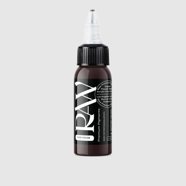 Raw Pigments Cocoa 1 oz 30 ml Koyu Kahverengi Dövme Boyası