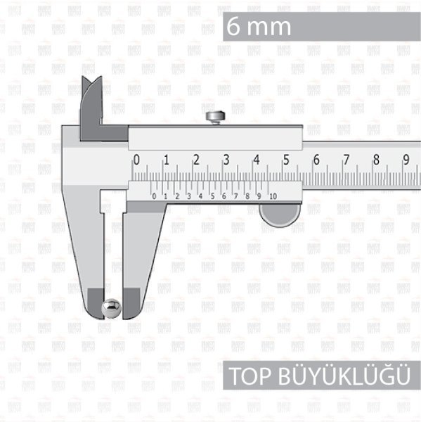 Cerrahi Çelik 1.6 mm Bar Topu Taşsız