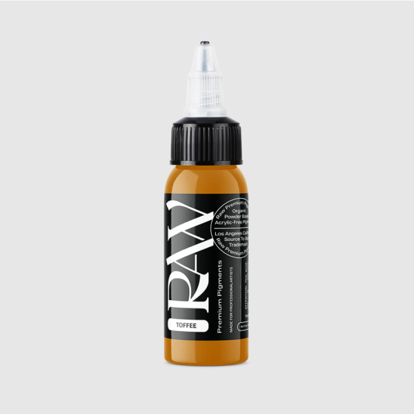 Raw Pigments Toffee 1 oz 30 ml Kahverengi Dövme Boyası