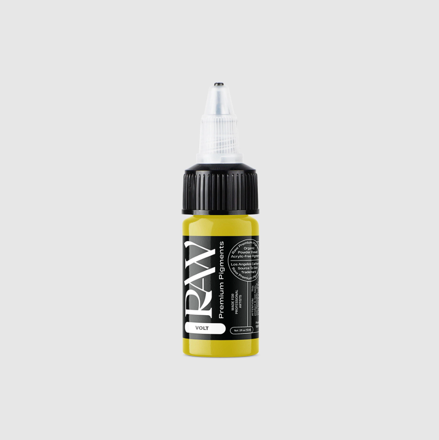 Raw Pigments Volt 1/2 oz 15 ml Sarı Dövme Boyası