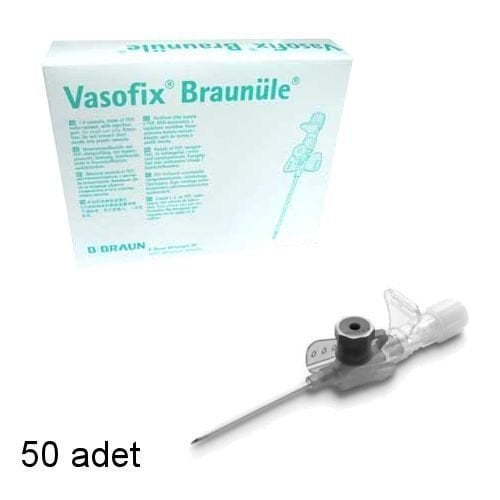 1.3 Braun Piercing Delim İğnesi Cannule 50 Adet / 1 Kutu / YEŞİL Anjuket