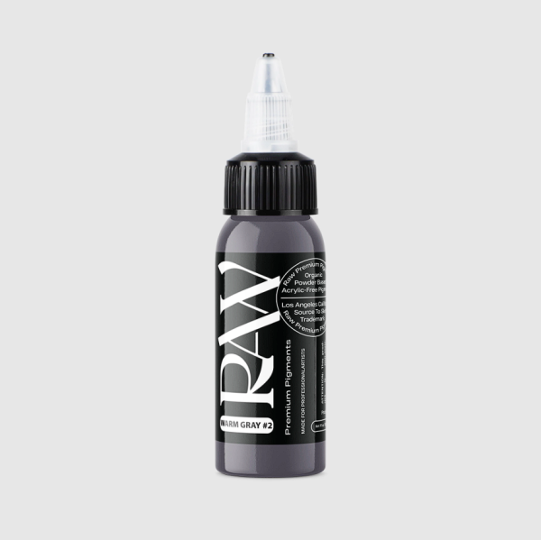 Raw Pigments Warm Gray #2 1 oz 30 ml Gri Dövme Boyası