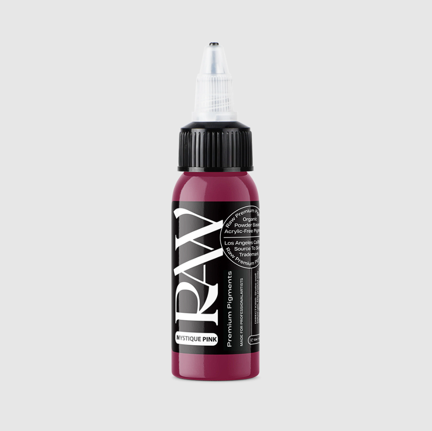 Raw Pigments Mystique Pink 1 oz 30 ml Koyu Pembe Dövme Boyası