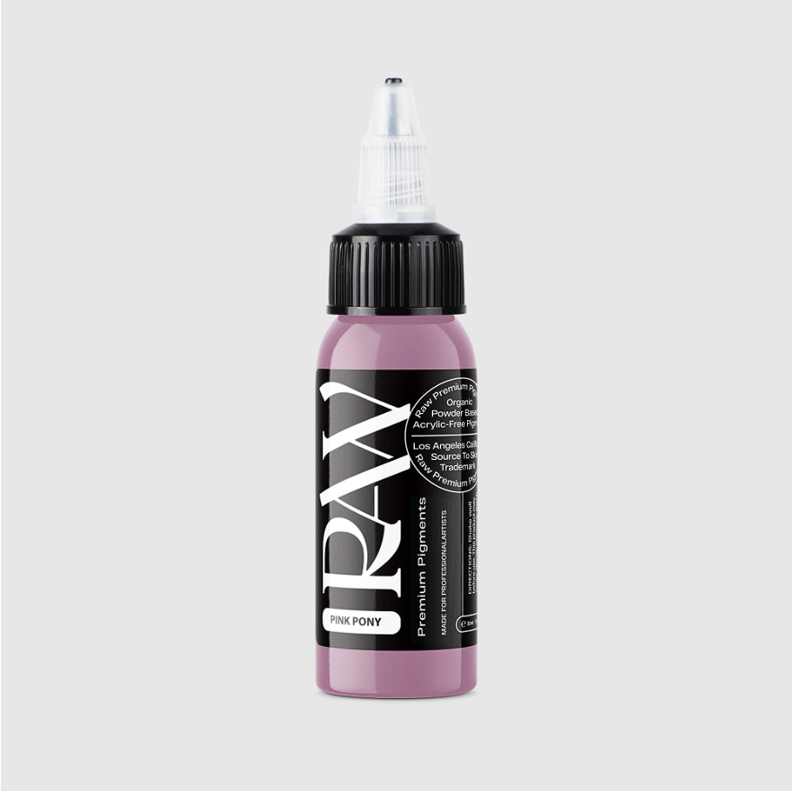 Raw Pigments Pink Pony 1 oz 30 ml Pembe Dövme Boyası