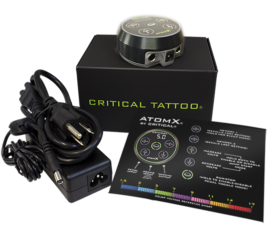 Critical AtomX Dövme Kontrol Ünitesi - Black