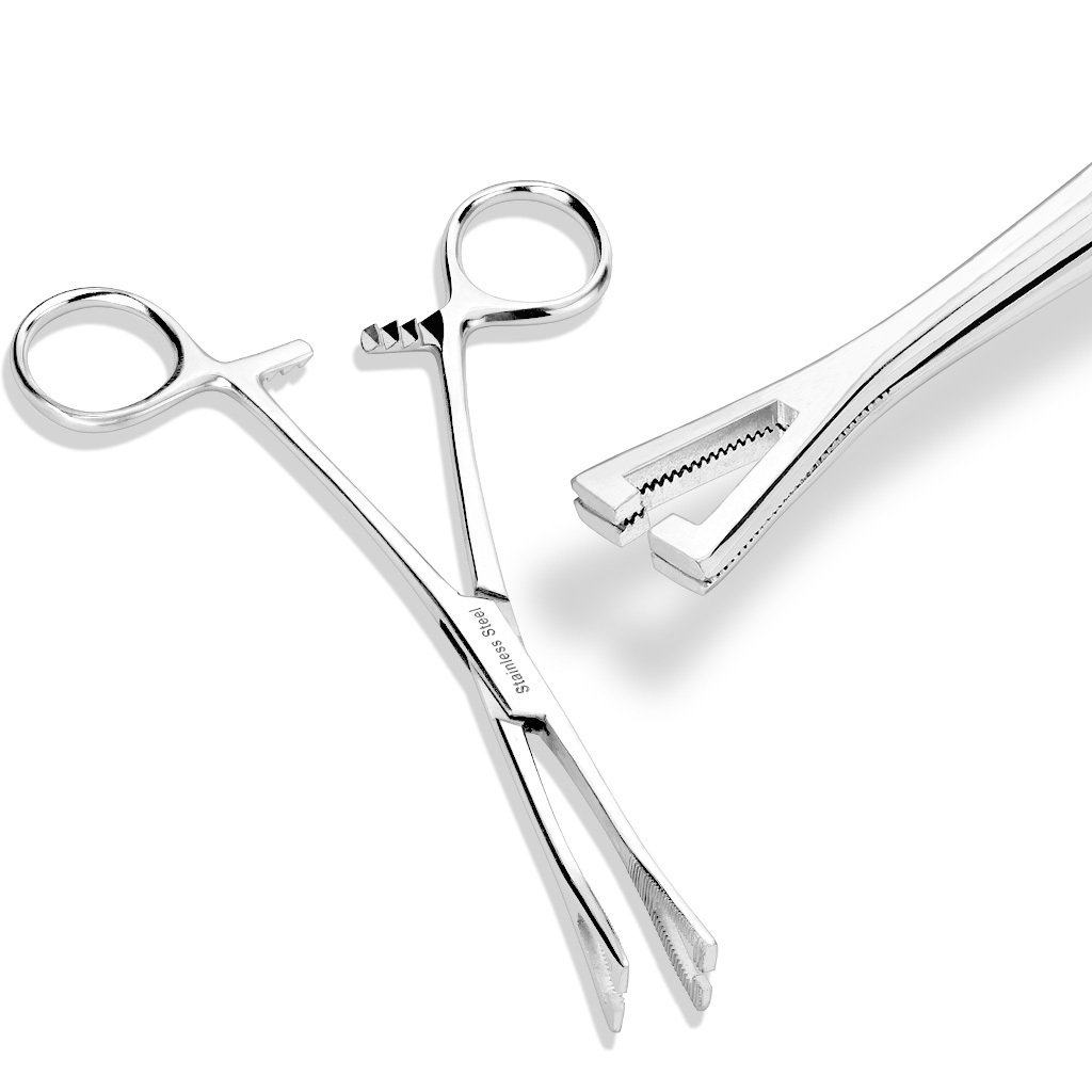 Cut Triangle Piercing Clamp Tongs