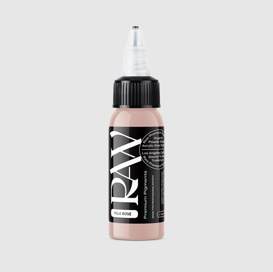 Raw Pigments Pale Rose 1 oz 30 ml Pembe Dövme Boyası