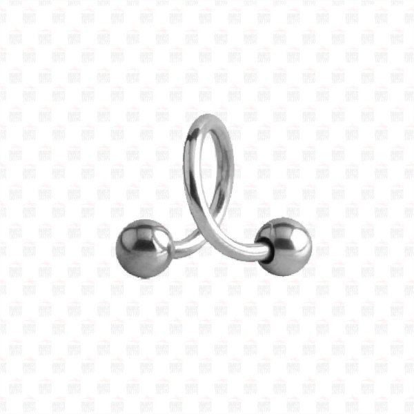 Cerrahi Çelik Burgulu Piercing Cerrahi Çelik Burgulu Piercing Bar Uzunluğu 8 mm