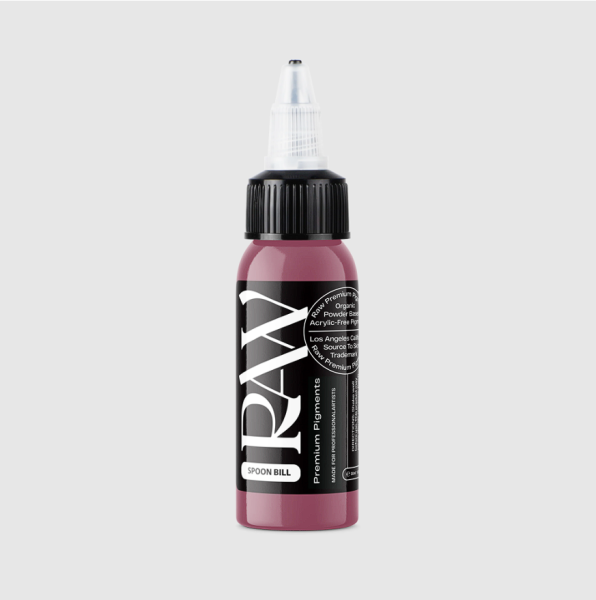 Raw Pigments Spoon Bill 1 oz 30 ml Pembe Dövme Boyası