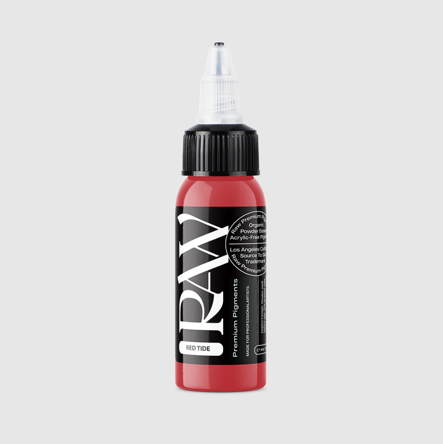 Raw Pigments Red Tide 1 oz 30 ml Kırmızı Dövme Boyası