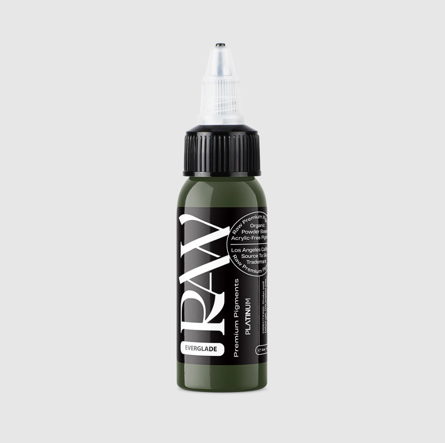 Raw Pigments Everglade 1 oz 30 ml Yeşil Dövme Boyası