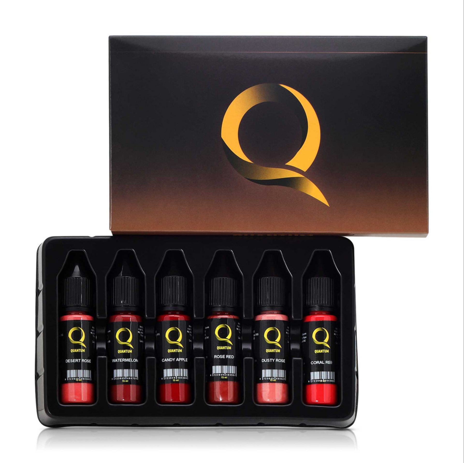 Quantum 6 Renkli Dudak Seti Kalıcı Makyaj Boyası 15 ml
