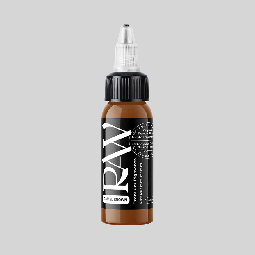 Raw Pigments Camel Brown 1 oz 30 ml Kahverengi Dövme Boyası